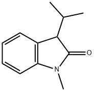 3-ISOPROPYL-1-METHYLINDOLIN-2-ONE 结构式