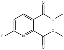 6-氯吡啶-2,3-二甲酸甲酯 结构式