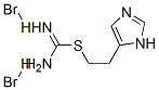 S-[2-(4(5)-咪唑基)乙基]异硫脲氢溴酸盐 结构式