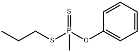 Methylphosphonodithioic acid O-phenyl S-propyl ester 结构式