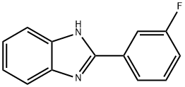 2-(3-氟苯基)-1H-苯并[D]咪唑 结构式