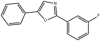 2-(3-氟苯基)-5-苯基恶唑 结构式