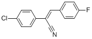 E-ALPHA-(4-CHLOROPHENYL)-4-FLUOROCINNAM& 结构式