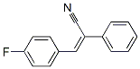 Benzene, 1-fluoro-4-(2-cyano-2-phenylethenyl) 结构式
