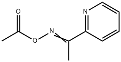 (E)-1-(2-Pyridyl)ethanone O-acetyl oxime 结构式