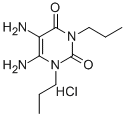 2,4(1H,3H)-嘧啶二酮-5,6-二氨基-1,3-二丙烷盐酸盐 结构式