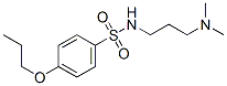 N-[3-(Dimethylamino)propyl]-4-propoxybenzenesulfonamide 结构式