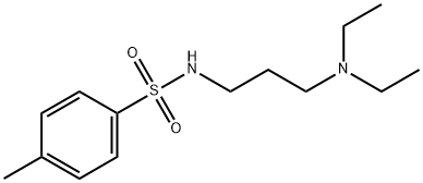 p-Toluenesulfonamide, N-(3-diethylaminopropyl)- 结构式