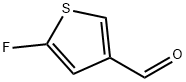5-氟噻吩-3-甲醛 结构式