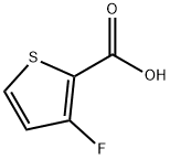 3-氟-2-噻吩羧酸 结构式