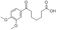 7-(3,4-DIMETHOXYPHENYL)-7-OXOHEPTANOIC ACID 结构式
