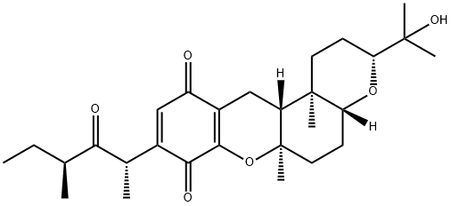 球蛋白醌B 结构式