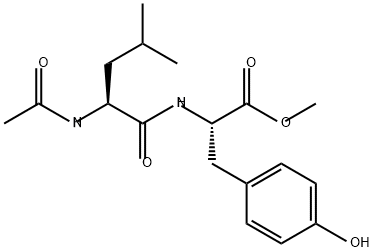 N-acetylleucyl-tyrosine methyl ester 结构式