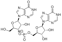 inosinylyl-(3'->5')-inosine 结构式