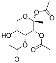 alpha-d-Ribopyranoside, methyl, triacetate 结构式