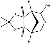 4,8-Methano-1,3-dioxolo[4,5-d]oxepin-5-ol,hexahydro-2,2-dimethyl-,(3aS,4R,8R,8aR)-(9CI) 结构式