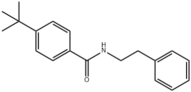 4-tert-butyl-N-(2-phenylethyl)benzamide 结构式