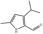 1H-Pyrrole-2-carboxaldehyde, 5-methyl-3-(1-methylethyl)- (9CI) 结构式