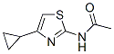 Acetamide,  N-(4-cyclopropyl-2-thiazolyl)- 结构式