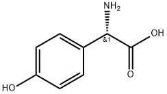 L-(+)-对羟基苯甘氨酸 结构式