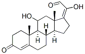 11,20-dihydroxy-3-oxopregna-4,17(20)-dien-21-al 结构式