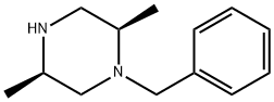 (2R,5R)-2,5-二甲基-1-(苯甲基)-哌嗪 结构式