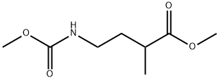 Butanoic  acid,  4-[(methoxycarbonyl)amino]-2-methyl-,  methyl  ester 结构式