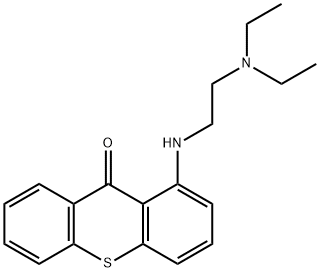 1-[[2-(diethylamino)ethyl]amino]-9H-thioxanthen-9-one 结构式