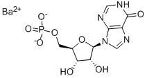 5'-肌苷酸钡 结构式