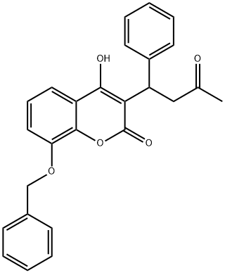 8-Benzyloxy Warfarin 结构式