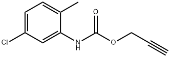 N-(5-Chloro-2-methylphenyl)carbamic acid 2-propynyl ester 结构式