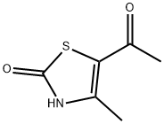 5-乙酰基-4-甲基噻唑-2(3H)-酮 结构式