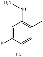 5-氟-2-甲基苯肼盐酸盐 结构式