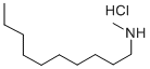 N-METHYLDECYLAMINE HYDROCHLORIDE	 结构式