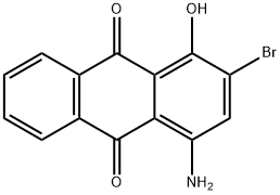 1-AMINO-2-BROMO-4-HYDROXY ANTHRAQUINONE 结构式