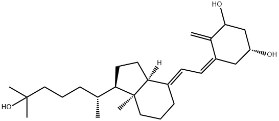 1,25-二羟维生素D 结构式