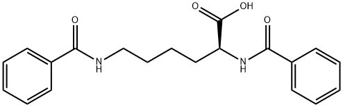 Α,Ε-二苯甲酰-DL-赖氨酸 结构式