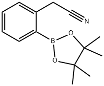 2-氰基甲基苯基硼酸频哪醇酯 结构式