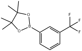 3-(三氟甲基)苯硼酸频哪醇酯 结构式