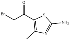 5-(2-氨基-4-甲基噻唑)-2-溴乙酮 结构式