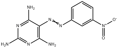Pyrimidine, 5-(m-nitrophenylazo)-2,4,6-triamino- 结构式