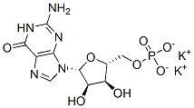 5'-鸟苷酸二钾 结构式