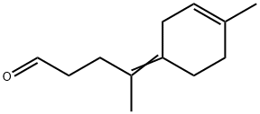 Pentanal, 4-(4-methyl-3-cyclohexen-1-ylidene)- 结构式