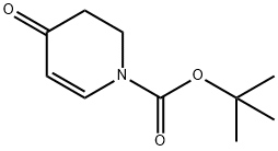 1,4,5,6-四氢-4-氧代吡啶-1-羧酸叔丁酯 结构式