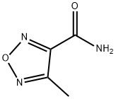4-甲基-1,2,5-噁二唑-3-甲酰胺 结构式