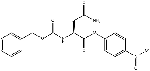 CBZ-L-天门冬酰胺4-硝基苯酯 结构式