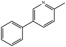 2-甲基-5-苯基吡啶 结构式