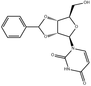 2'-O,3'-O-Benzylideneuridine 结构式