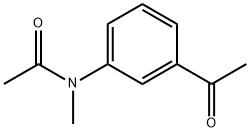 N-(3-乙酰基苯基)-N-甲基乙酰胺 结构式
