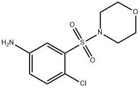 4-氯-3-(吗啉-4-磺酰基)-苯胺 结构式